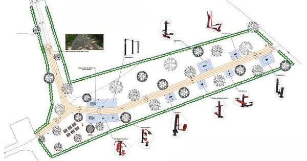 La mappa del nuovo parco