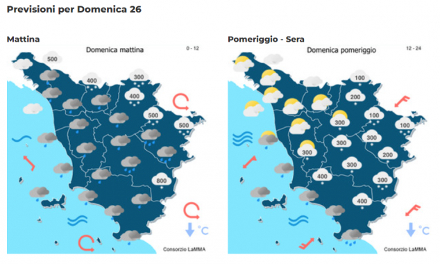 Previsioni Meteo Toscana - Consorzio Lamma