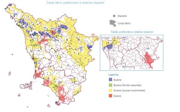 mappa corpi idrici