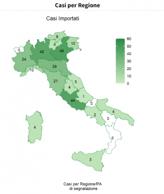 mappa contagi